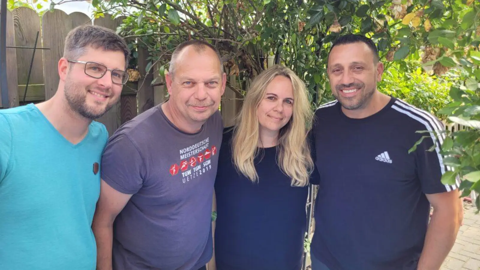 Der Vorstand des ASV (v.li.): Patrick Sommerhage, Guido Dziony, Astrid Grefe und Mario Perri. (Foto: privat)