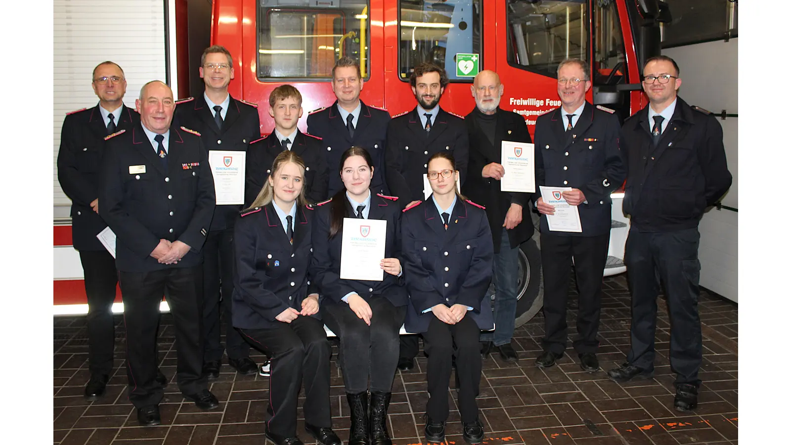 Ehrungen zur Jahreshauptversammlung der Feuerwehr Sülbeck. (Foto: privat)