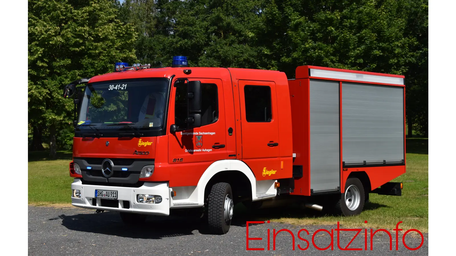 Die Feuerwehr Auhagen war im Einsatz. (Foto: Symbolbild Feuerwehr)