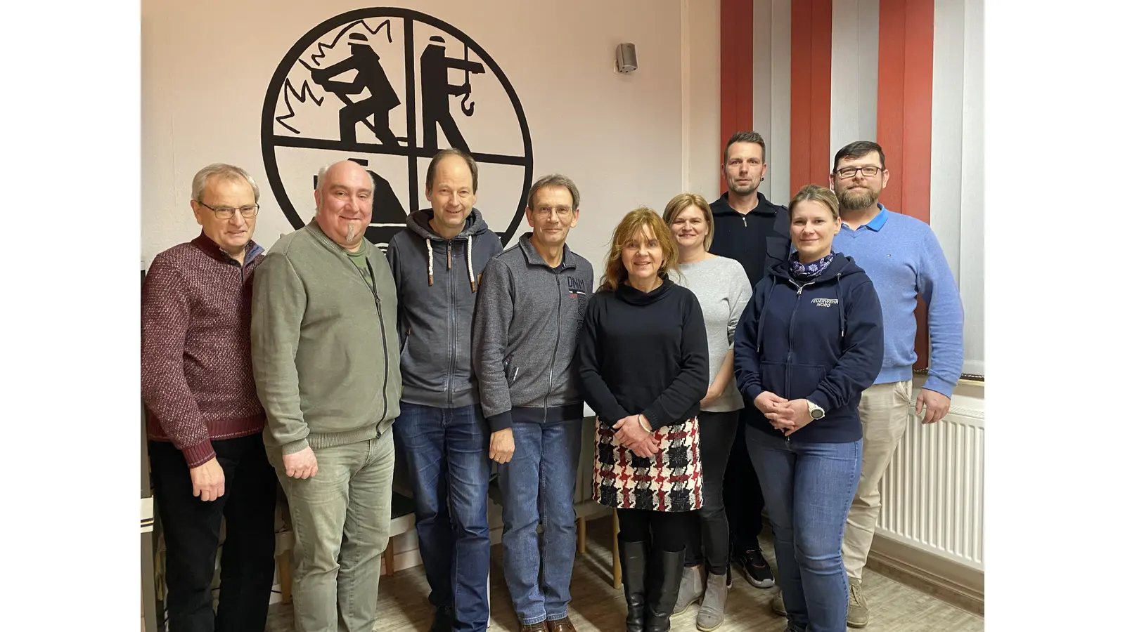 v.l.n.r. Rolf-Gerd Knapp, Michael Winkler, Gero Cochlovius, Detlef Schwarke, Birgit Keller, Petra Bruns, Sven Bock, Stephanie Herinrich, Cord Lattwesen. (Foto: privat)