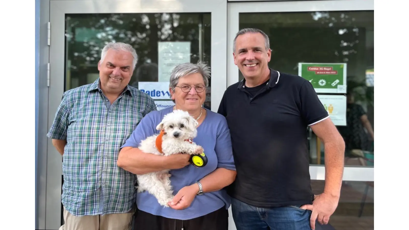 Der neue Teamvorstand des Trägervereins der Badewonne-Nordsehl: Dirk Gotzel (Finanzen), Dagmar Kretschmar (Gesundheit und Soziales), Daniel Schön (Teamsprecher und operatives Geschäft). (Foto: Borchers, Bastian)