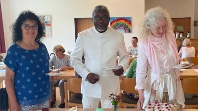 Abbé Dr. Michel Marc Mvomo feierten in der St. Joseph Gemeinde sein silbernes Priesterjubiläum.  (Foto: privat)