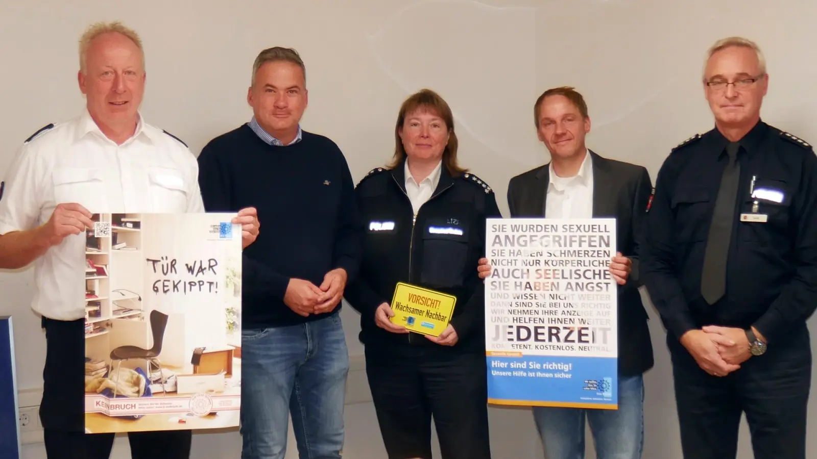 Gemeinsam für das Wohl der Menschen: Jürgen Henze, Mike Schmidt, Tamara Ermantraut-Riechers, Michael Bolte und Steffen Arndt. (Foto: gk)