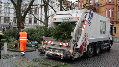 Sorgen für den Abtransport: Die Mitarbeiter von aha.  (Foto: aha)