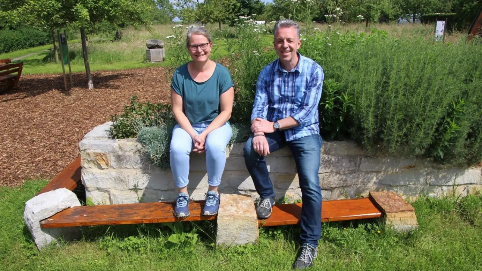 Die Vorsitzenden Anika Brockmann und Peter Rotte freuen sich mit allen Vereinsmitgliedern auf das Jubiläumsfest. (Foto: privat)