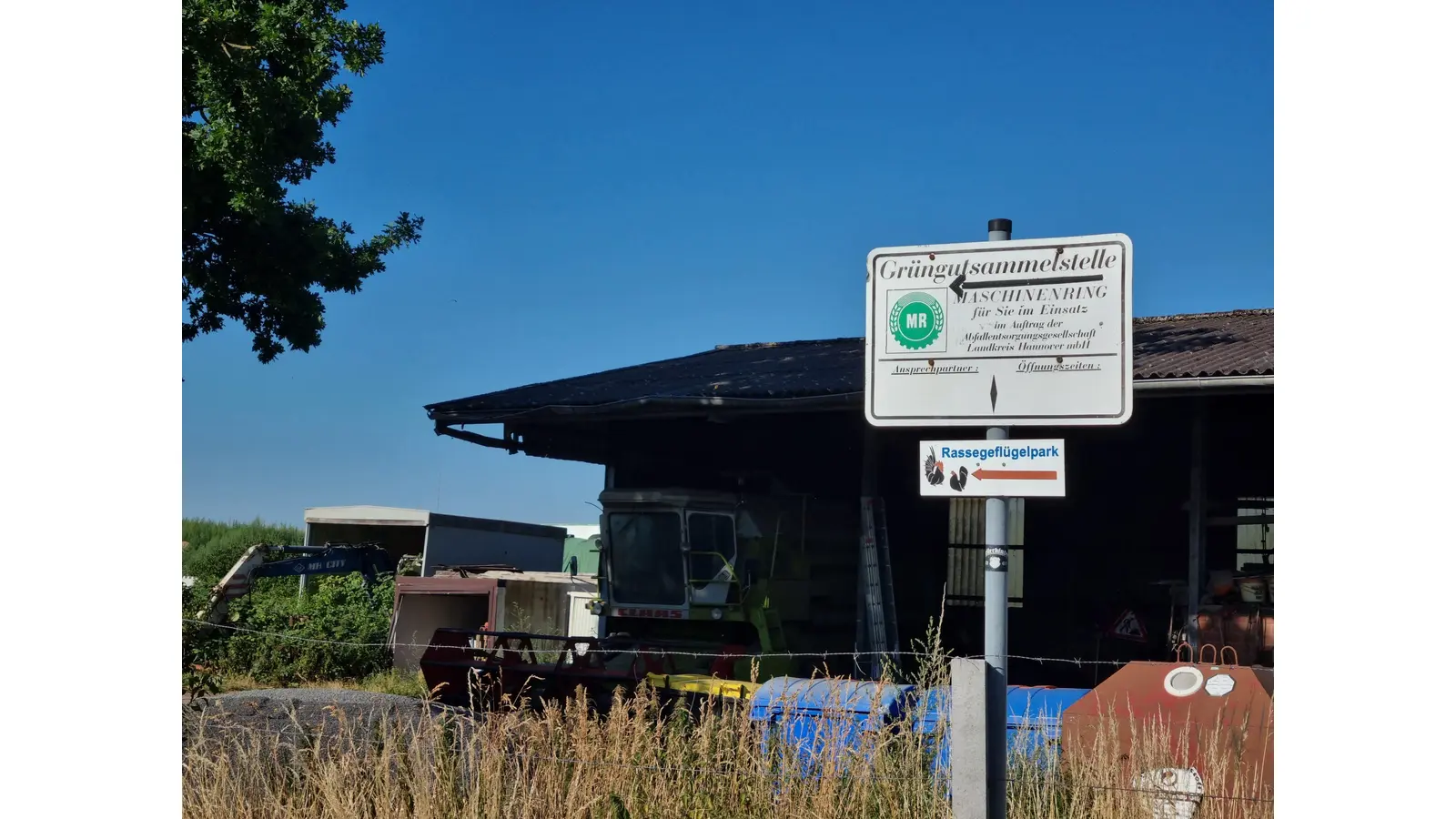 Für Baum-, Strauch- und Heckenschnitt: Die Grüngutannahmestelle in Großenheidorn.