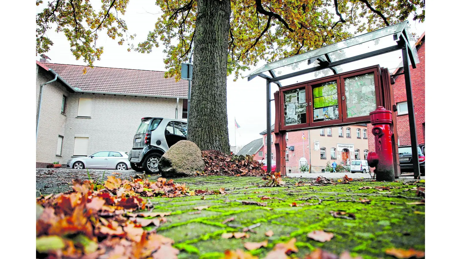 Umgestaltung des Dorfplatzes (Foto: jl)