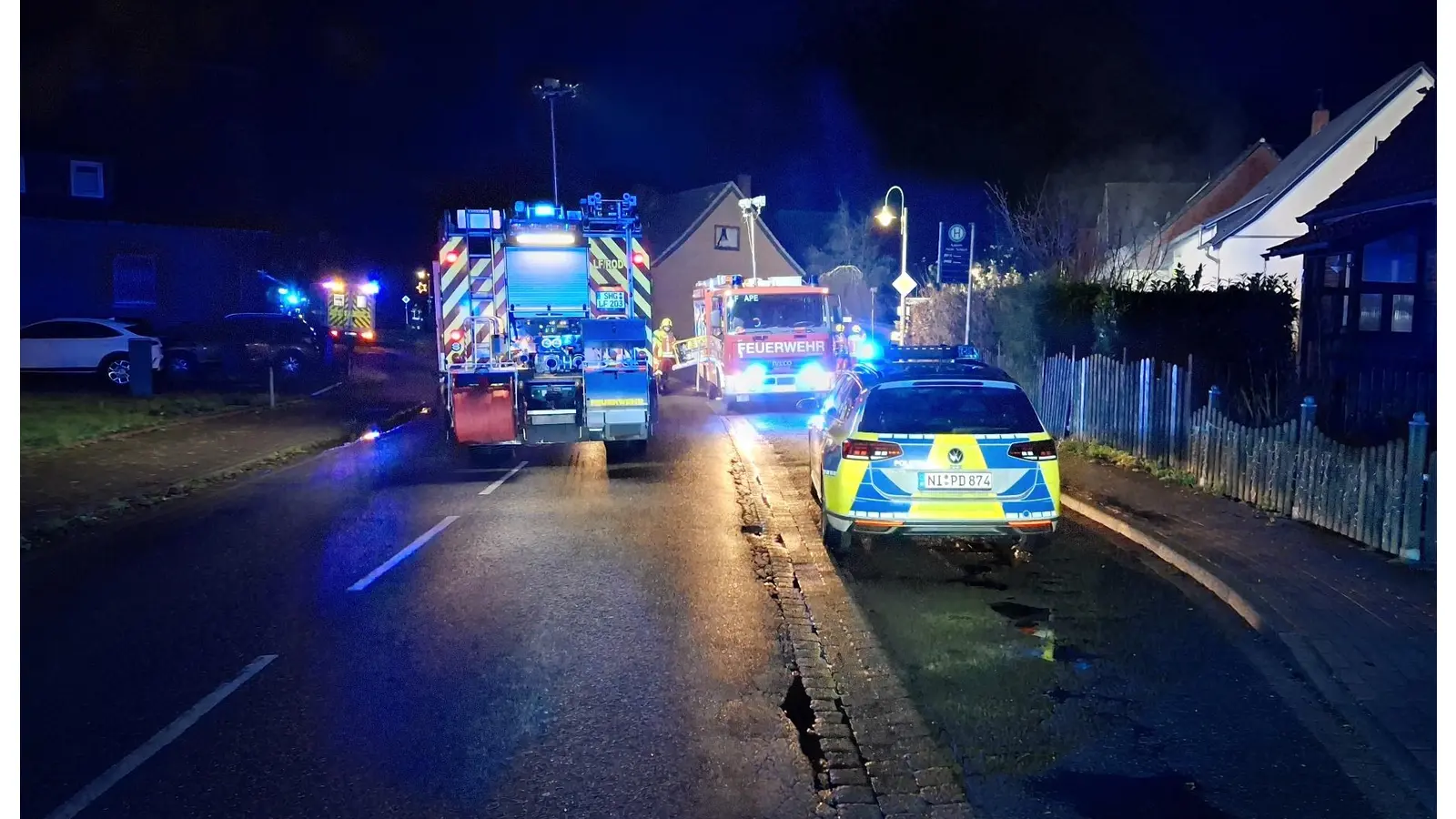 In der Bunnenbergstraße brannte es in einer Wohnung. (Foto: privat)