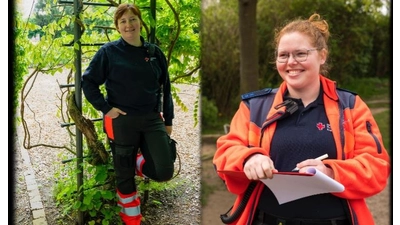 Die neue Jugendrotkreuzleitung in Rinteln: Friederike Offeln und Pia Kipper.  (Foto: ste)