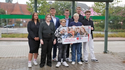 Mitglieder des Jugendbeirats auf Tour. (Foto: gk)