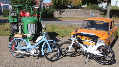 Der NSU, der Fendt Dieselross und die beiden Quicklys haben Jahrzehnte auf dem Buckel und sind immer noch begehrte Hingucker.  (Foto: gi)