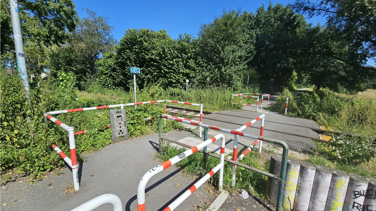 Sind ein Ärgernis: Umlaufsperren mit engen Radien. (Foto: tau)