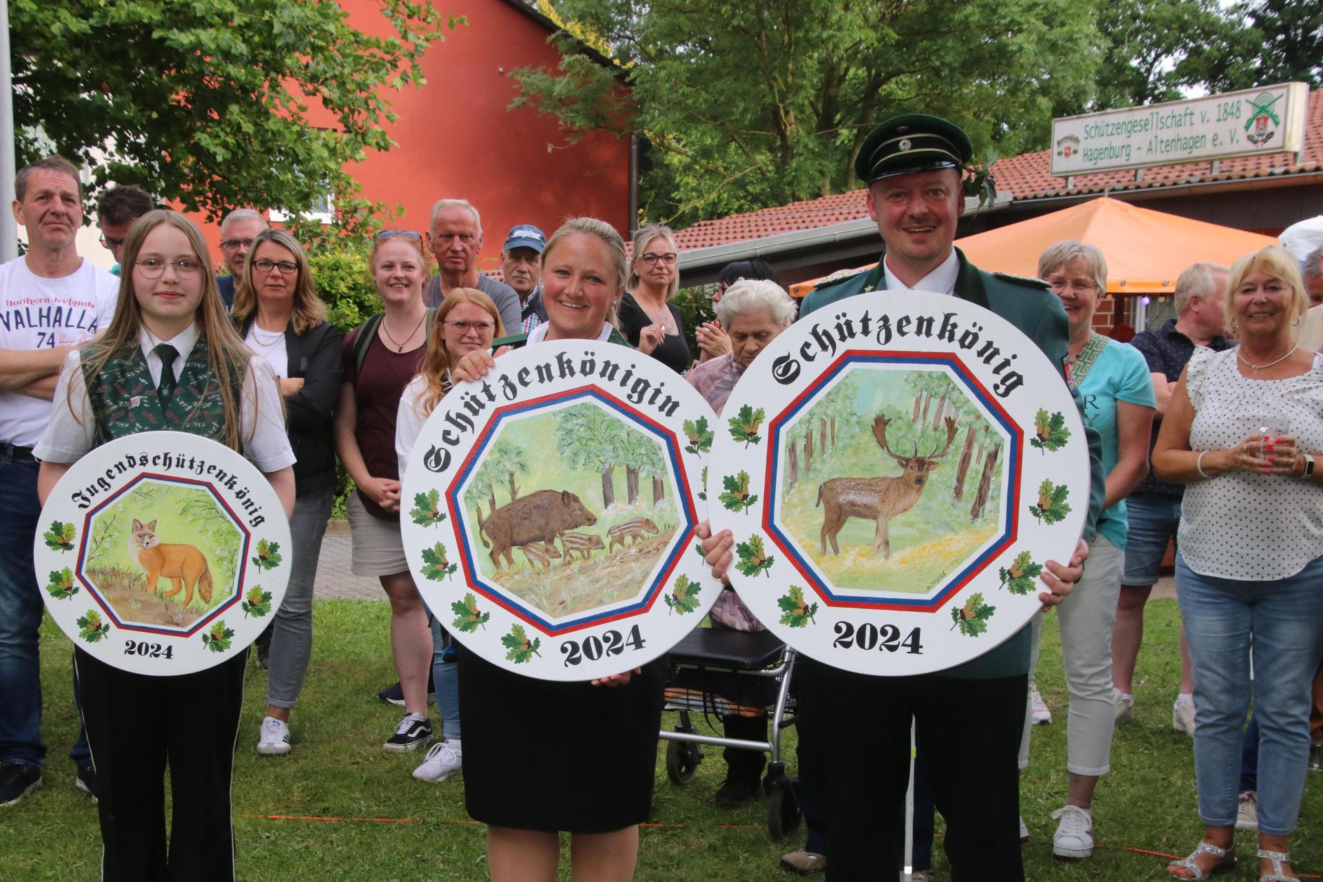 Bilder vom Königsschießen. (Foto: gi)