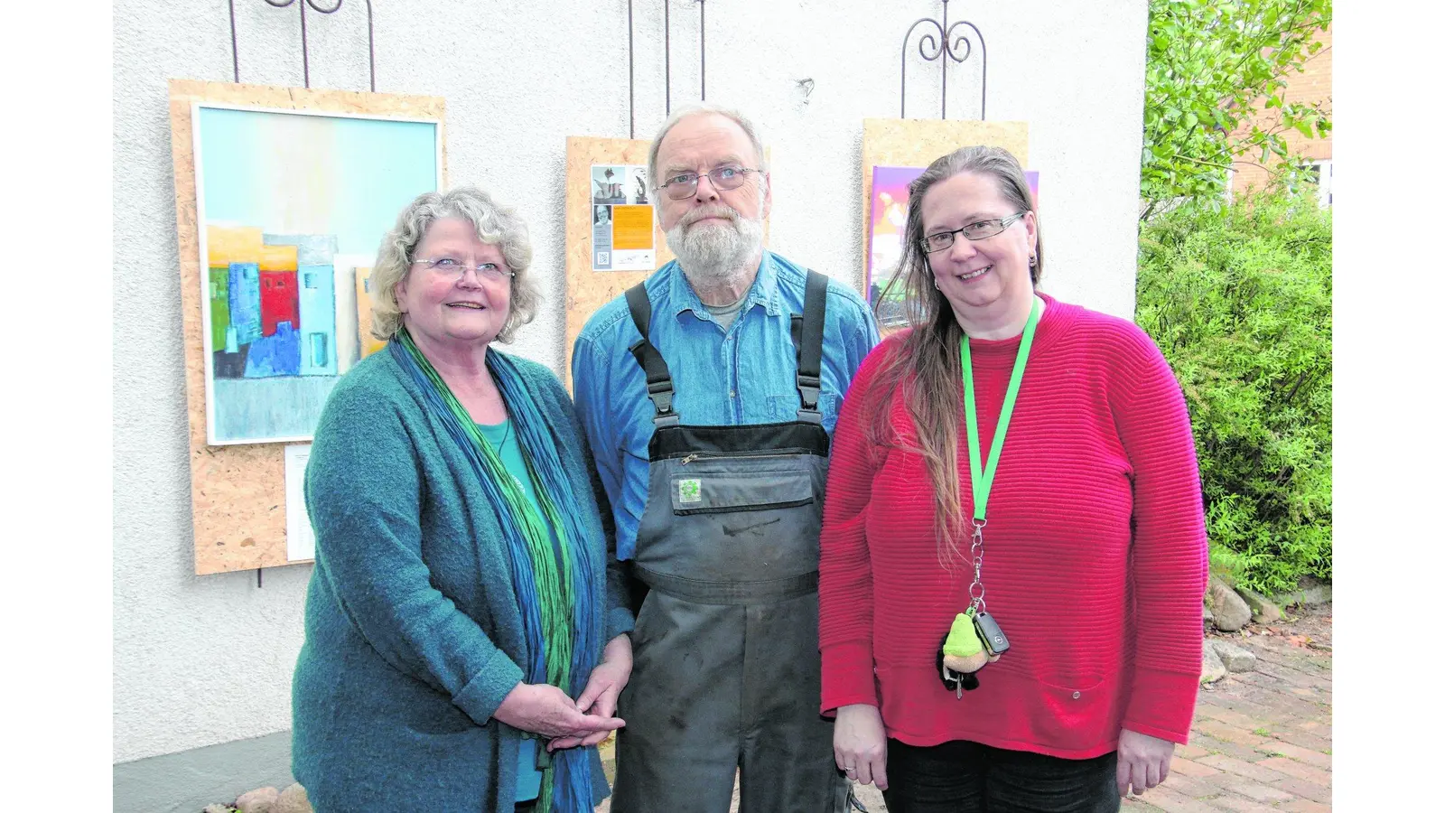 Spannung der Elemente im Offenen Atelier (Foto: gi)