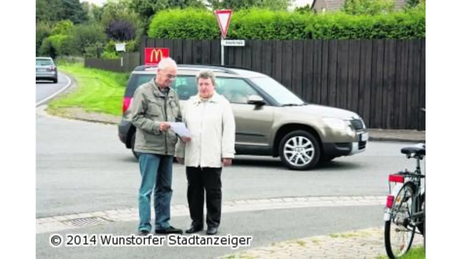 Landkreis toleriert Radfahren auf Gehweg (Foto: gi)