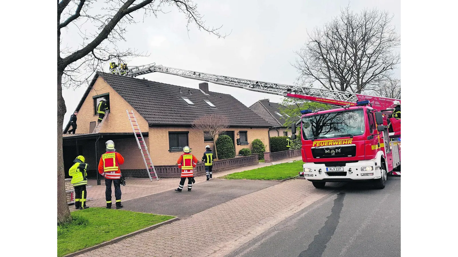 Schornsteinbrand in Altenhagen (Foto: gi)