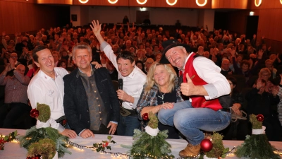 Archivbild aus dem vergangenen Jahr (v.li.): Josef, Uwe Heidorn, Martin, Petra Heidorn und Paul.  (Foto: gi)