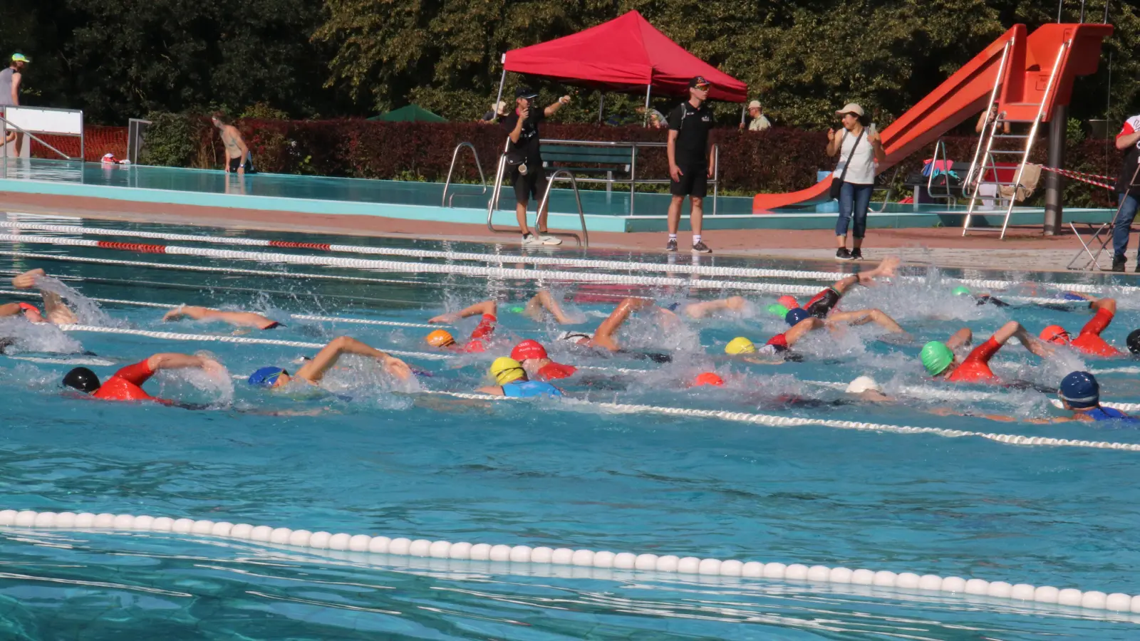 Anmeldungen zum Triathlon nur noch unter „SV Butteramt“.  (Foto: gi)