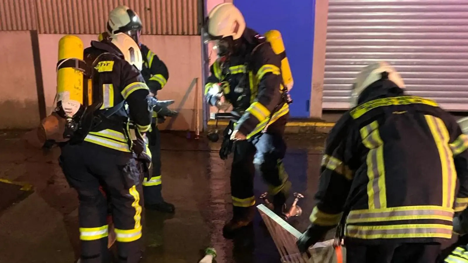 Die Ortsfeuerwehr Rinteln übte verschiedene Szenarien. (Foto: privat)