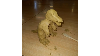 Auch einen T-Rex können die Kinder gestalten.  (Foto: BBMK gGmbH)