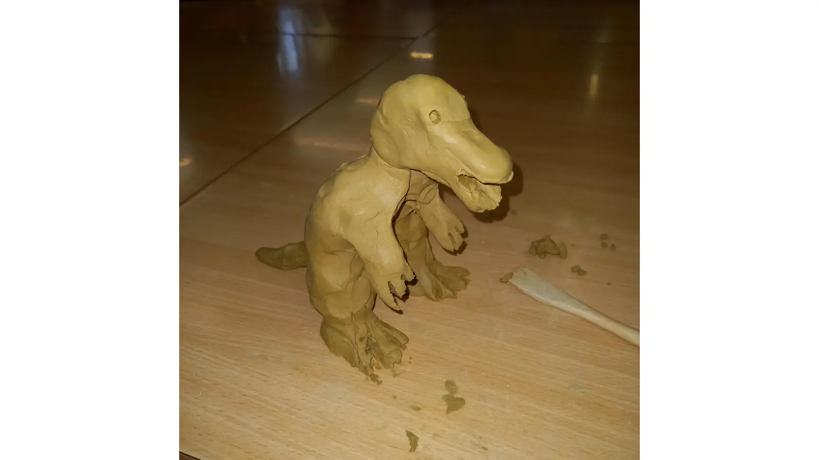 Auch einen T-Rex können die Kinder gestalten.  (Foto: BBMK gGmbH)