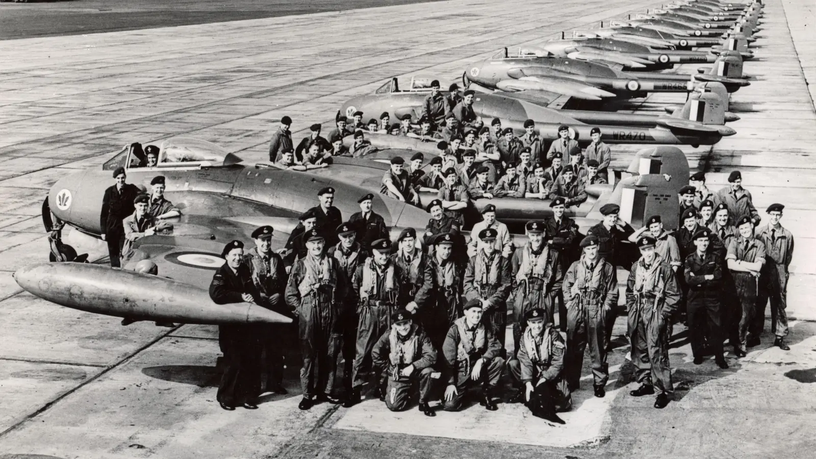 Auf dem Fliegerhorst: Abschiedsparade der Briten. (Foto: Fliegerhorst-Archiv Heiner Wittrock)