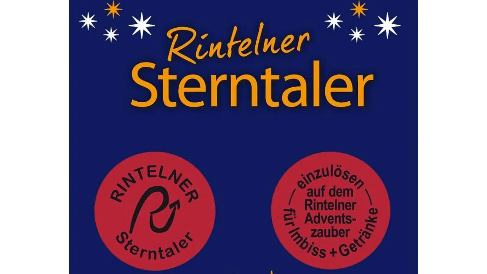 Die „Sterntaler” werden wieder ab heute in vielen Rintelner Innenstadtgeschäften ausgegeben. Sie kann man auf dem Weihnachtsmarkt einlösen.  (Foto: ste)