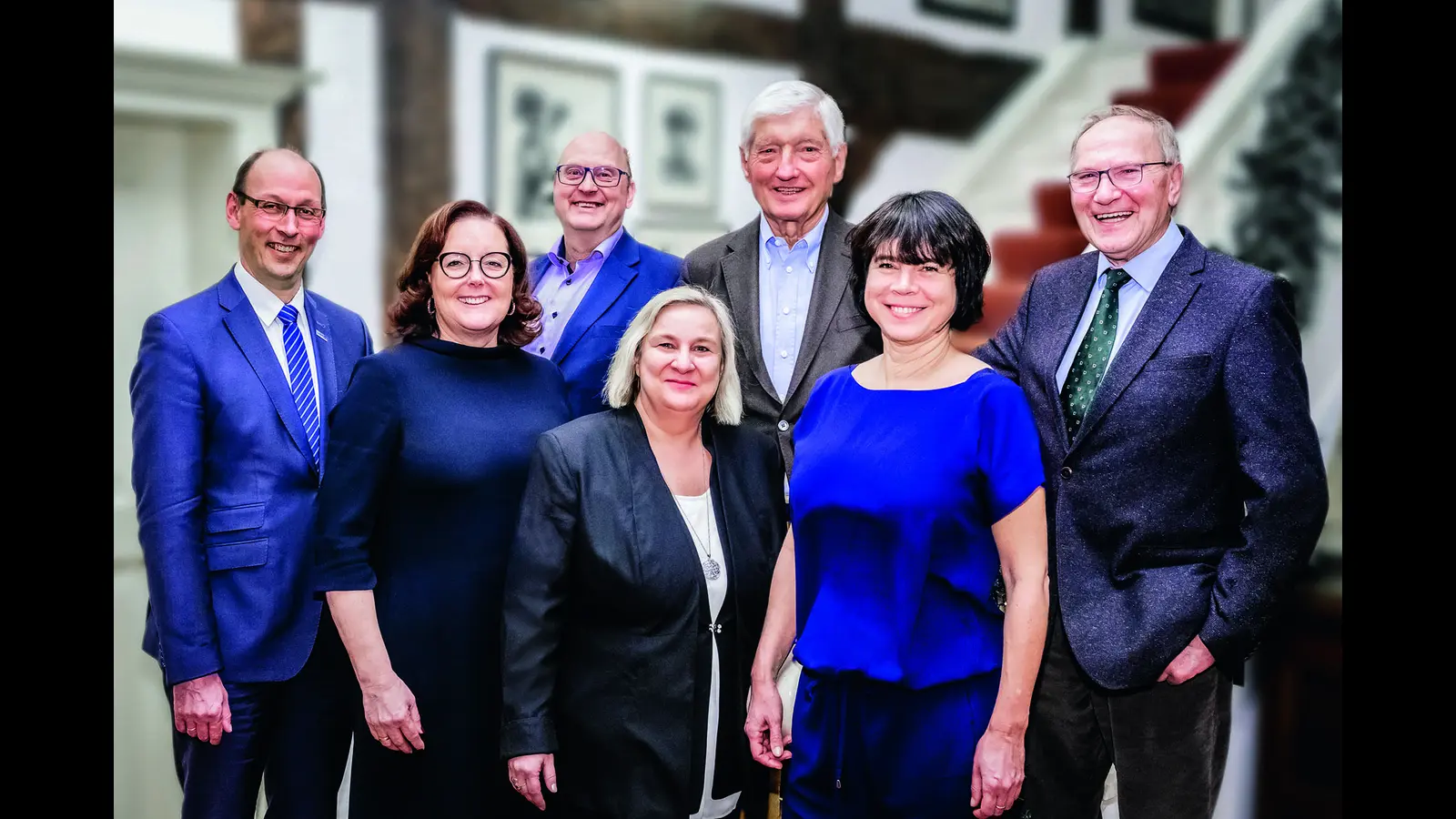 Der Beirat der Andreas Gärtner-Stiftung: Thomas Lunkenheimer, Theologischer Vorstand Diakonie Stiftung Salem Minden; Birgit Gärtner, Stiftungsvorstand; Pfarrer Prof. Dr. habil. Dierk Starnitzke, Vorstandssprecher und theologischer Vorstand der Diakonischen Stiftung Wittekindshof in Bad Oeynhausen; Simone Piske, Sekretariat Andreas Gärtner-Stiftung; Hermann Gärtner, Gründer und Stiftungsvorstand; Susanne Hein, Mitarbeiterin der Diakonie Michaelshoven Köln; Reiner Heekeren, ehem. stv. Vorsitzender der von Bodelschwinghschen Stiftungen in Bielefeld-Bethel. (Foto: privat)