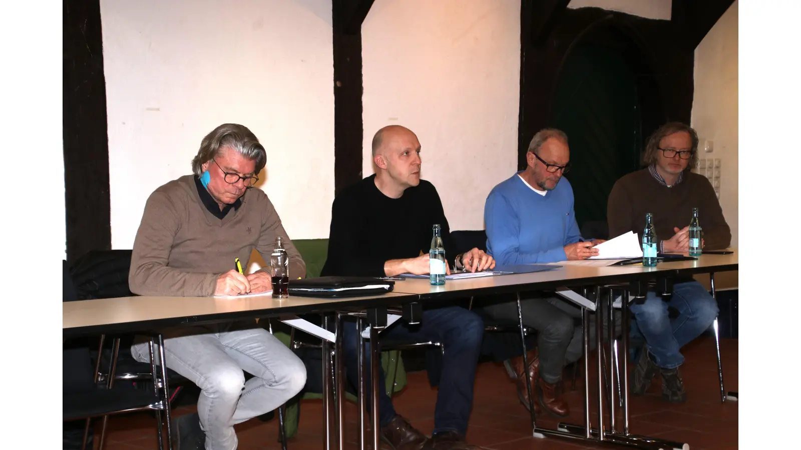 In Auflösung: Thorsten Schäker (v.li.) ist schon zurückgetreten, Christoph Rüther, Michael Schaer und Frank Ludowig haben ihren Rückzug zu Beginn des nächsten Jahres angekündigt.
