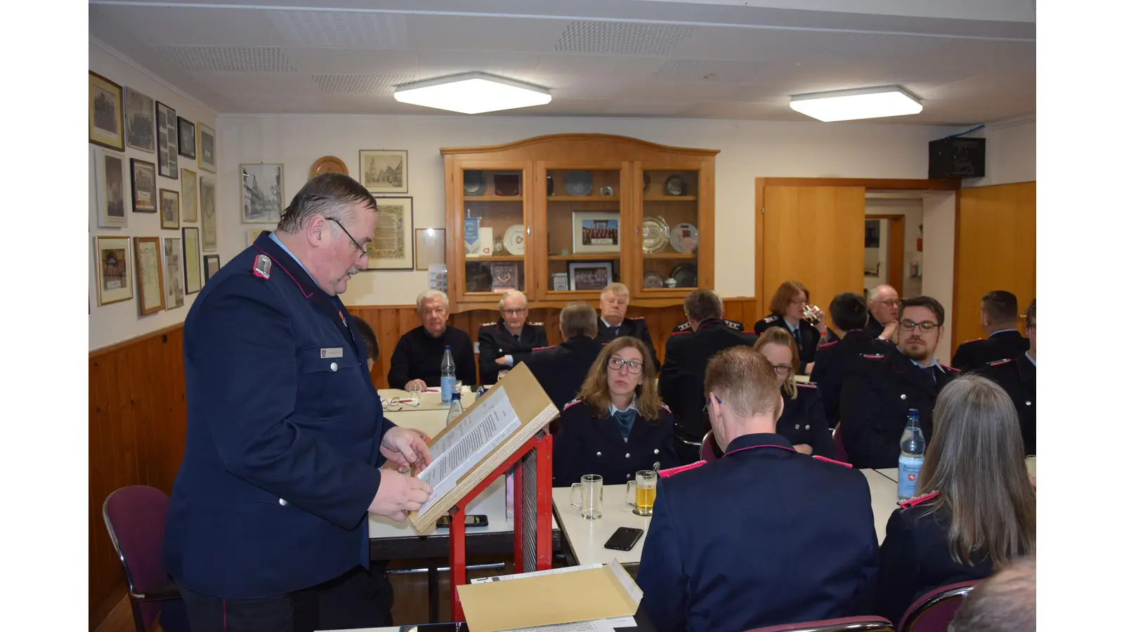 Ortsbrandmeister Andreas Gawel fordert bessere Rahmenbedingungen für aktive Feuerwehrleute.  (Foto: ste)