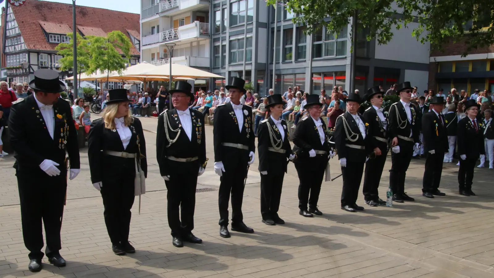 Der Schützenfest-Samstag in Wunstorf. (Foto: gi)