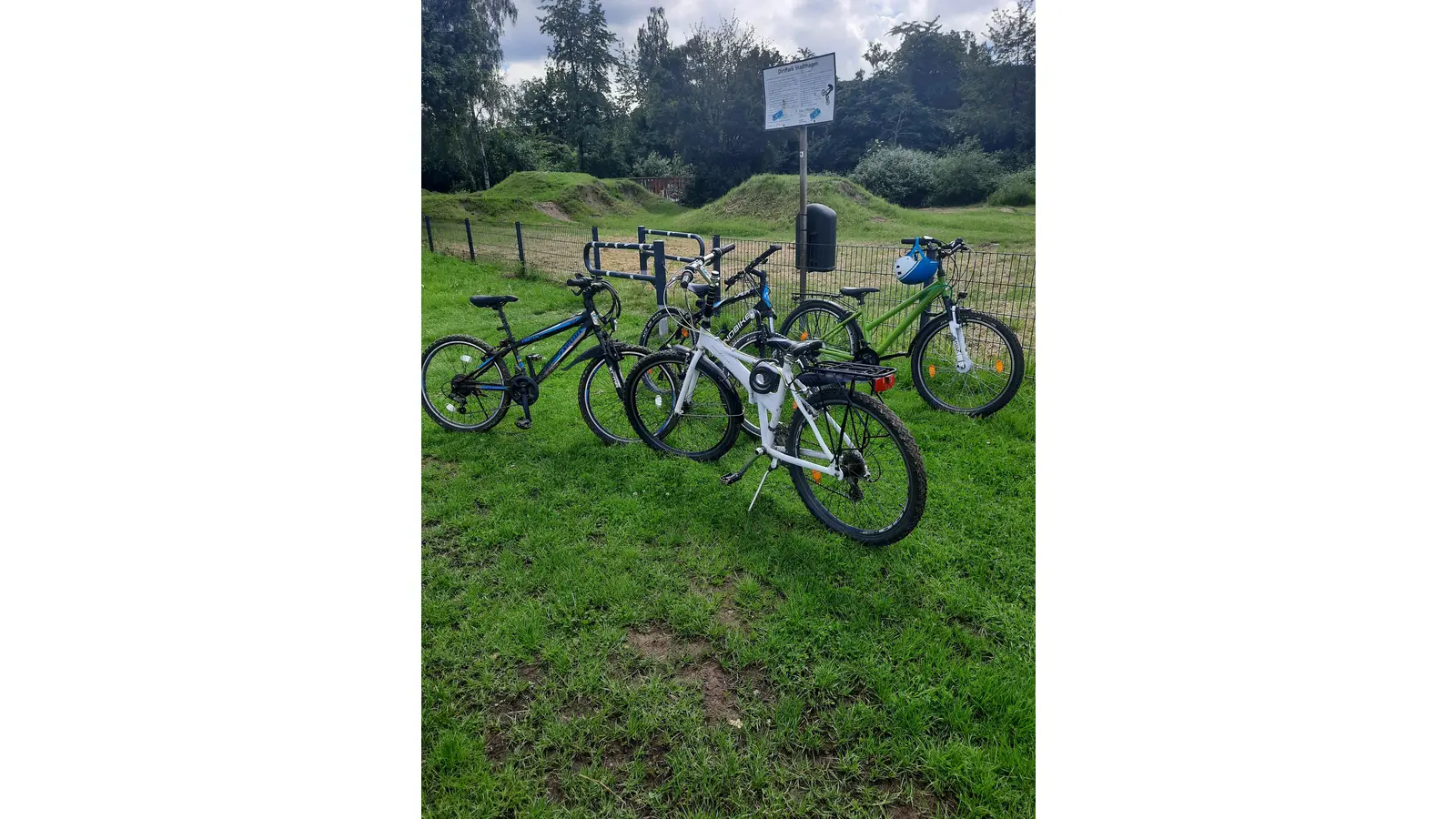 In diesem Zustand kommen die Mountainbiker offenbar wieder gern auf die Bahn. (Foto: ab)