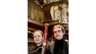 Paula und Christian Richter spielen am Sonntag, dem 28. Juli, gemeinsam in der St. Martini-Kirche. (Foto: privat)