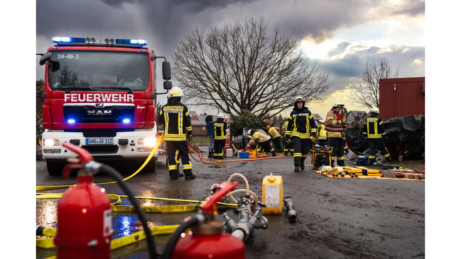 Die Feuerwehr Gelldorf wird durch eine Aktion der Holtmann Home Company unterstützt. (Foto: privat)