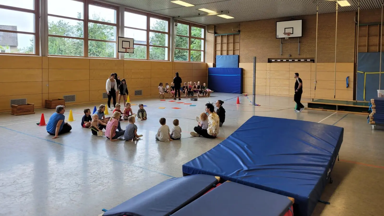 In der Kolenfelder Turnhalle: Der ASV veranstaltet das Mini-Sportabzeichen. (Foto: privat)