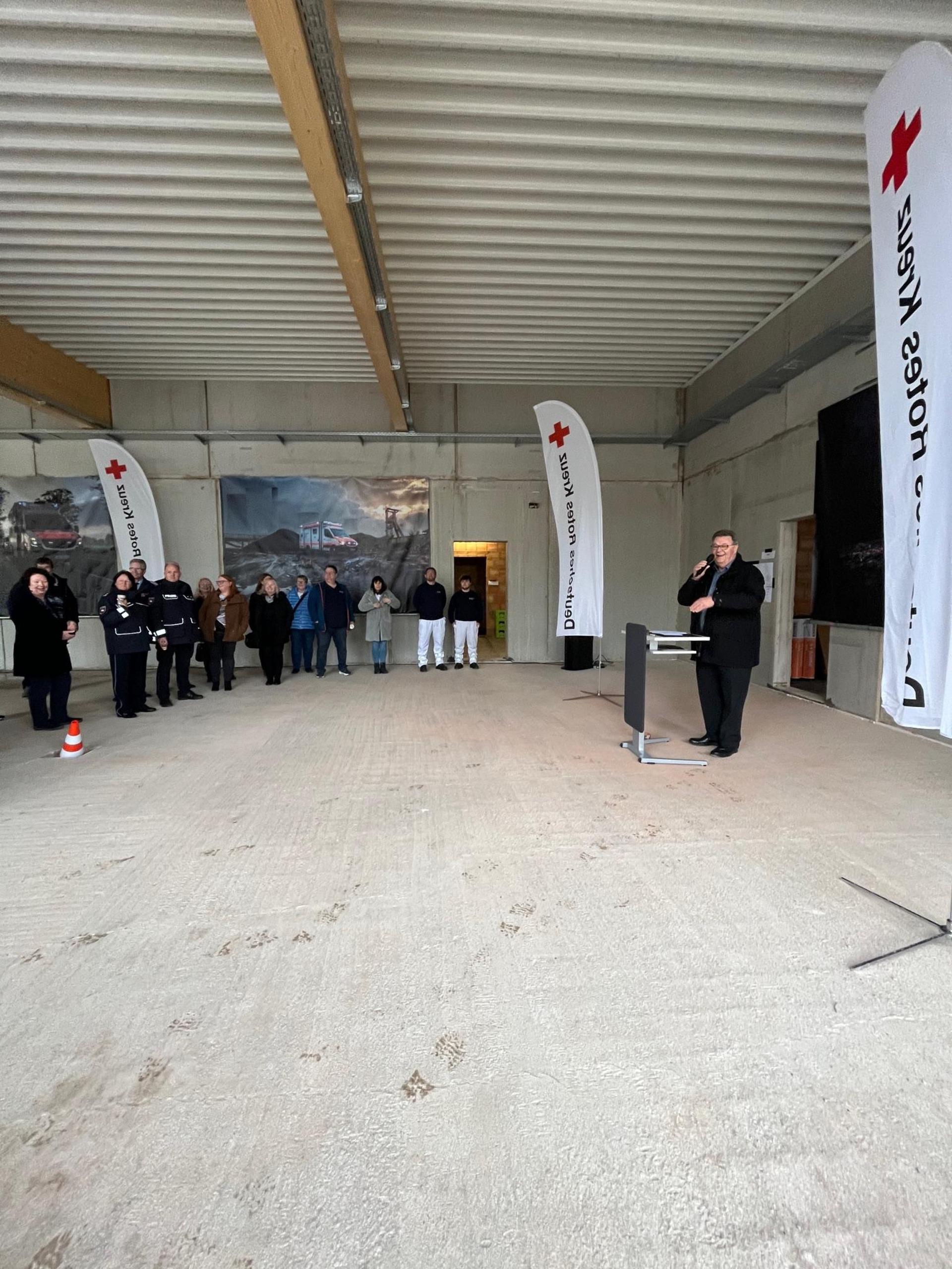 Viel Platz wir in dem neuen Standort sein, das konnte man schon jetzt im Rohbau sehen. (Foto: nd)