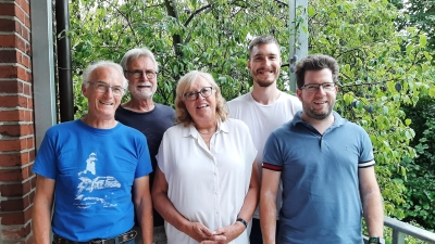 Der neue Vorstand (v.li.): Reinhard Hüttermann, Lothar Porcher, Anne Dalig, Tobias Schön und Jan-Philipp Ramm. (Foto: privat)