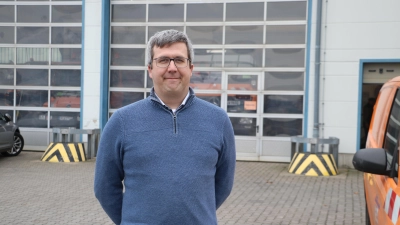 Auf dem Baubetriebshof: Martin Möller-Lindenberg.  (Foto: gi)