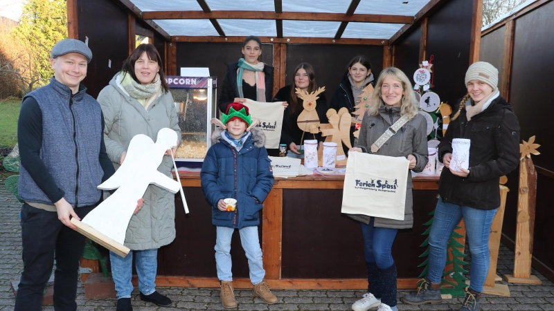 Erfolgreiche Premiere: Gemeinsamer Stand der Landjugend und der Jugendpflege der Samtgemeinde (Foto: gi)