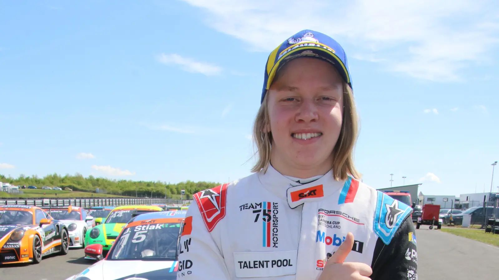 Janne Stiak geht mit viel Optimismus in die zweite Hälfte des Porsche Carrera Cups. Erneut ein zweiter Platz wie in Oschersleben (es darf gern auch der erste Platz sein) ist sein Wunsch.  (Foto: gi)