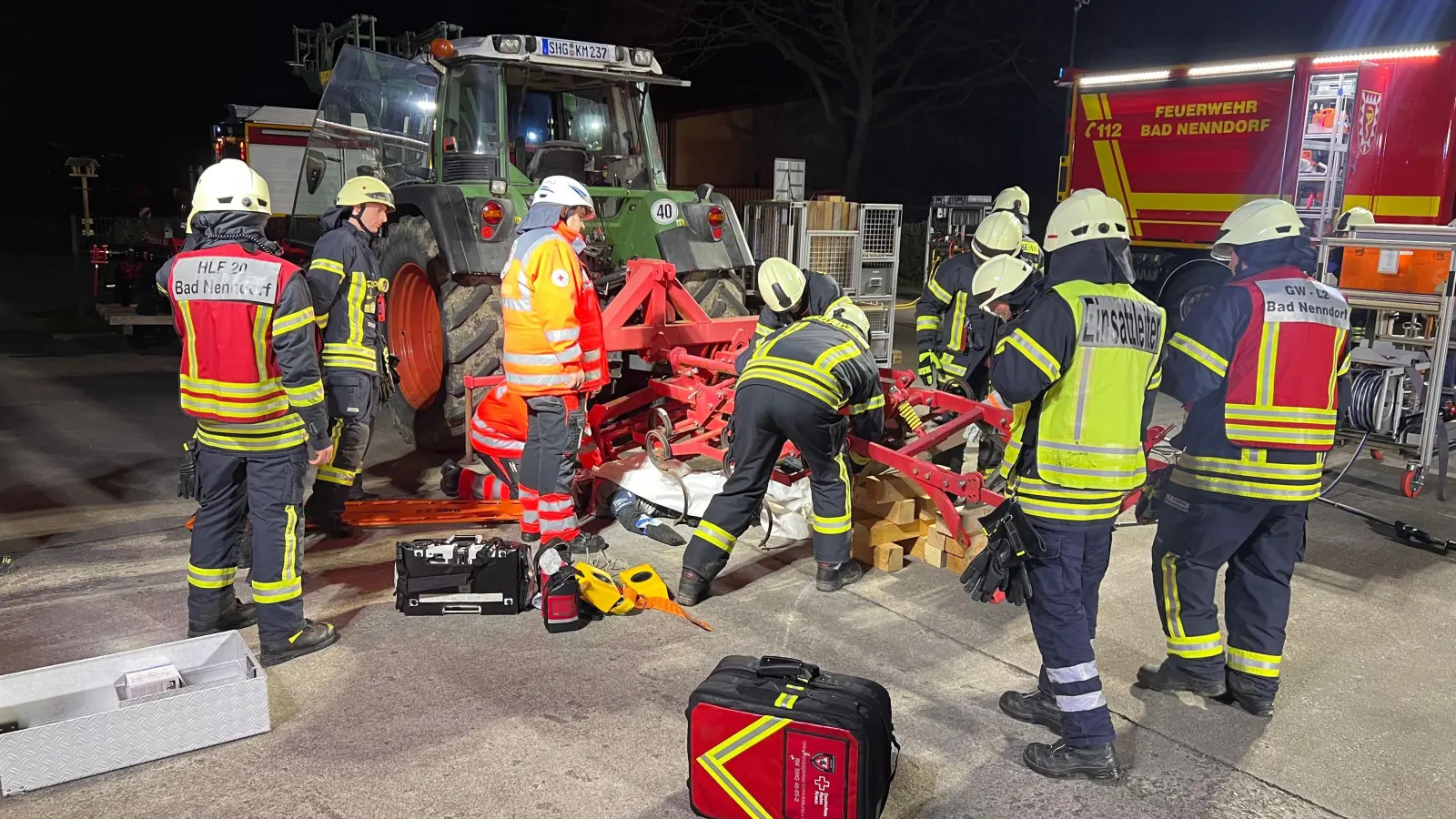 Gut vorbereitet sein: Einsatzübung der Freiwilligen Feuerwehr Bad Nenndorf. (Foto: Feuerwehr)