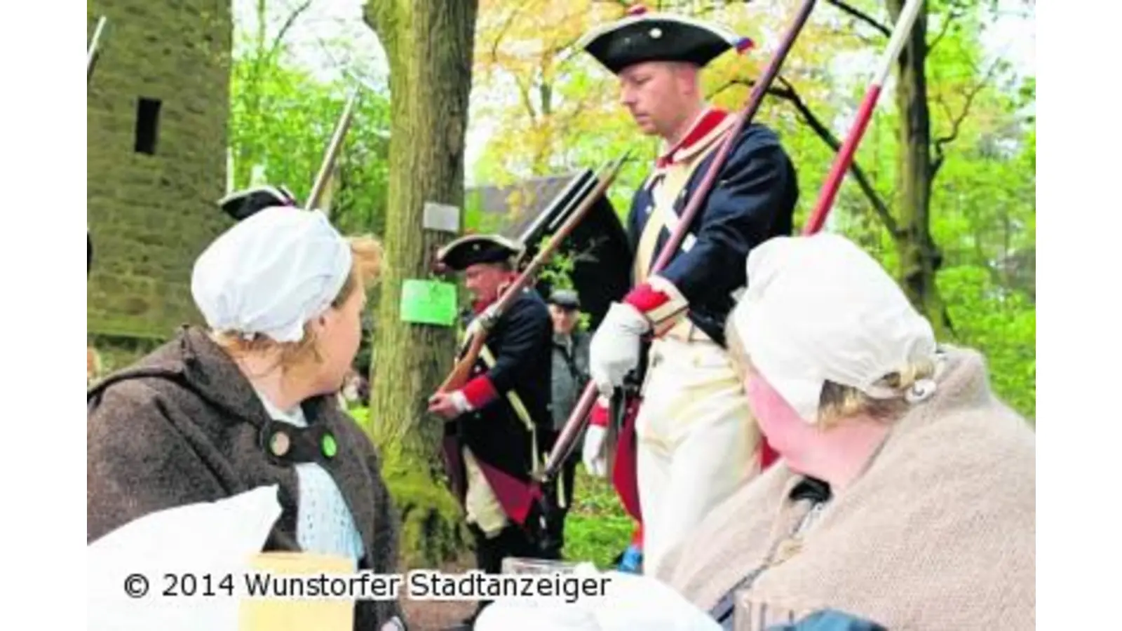 Graf Wilhelms Regiment wieder an seinem Turm (Foto: jan)